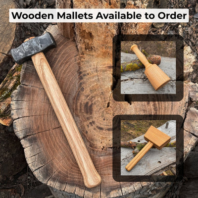 Hand-Forged Double Blacksmith's Hammer, 1 kg (2.2 lbs) - 9