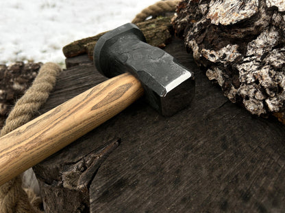 Hand - Forged Double Blacksmith's Hammer, 1.5 kg (3.3 lbs) - 8