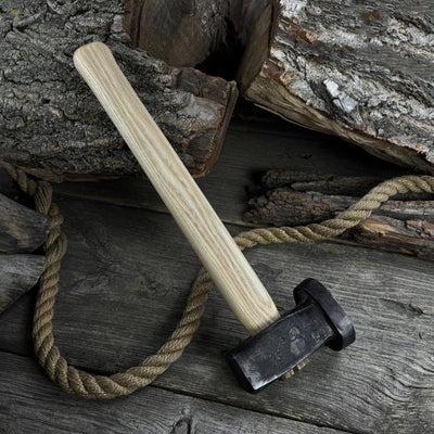 Hand - Forged Double Blacksmith's Hammer, 1.5 kg (3.3 lbs) - 5