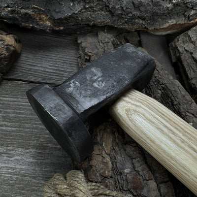 Hand - Forged Double Blacksmith's Hammer, 1.5 kg (3.3 lbs) - 1