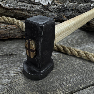 Hand - Forged Double Blacksmith's Hammer, 1.5 kg (3.3 lbs) - 3