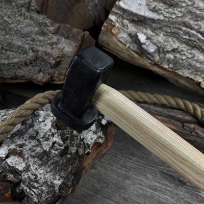 Hand - Forged Double Blacksmith's Hammer, 1.5 kg (3.3 lbs) - 4