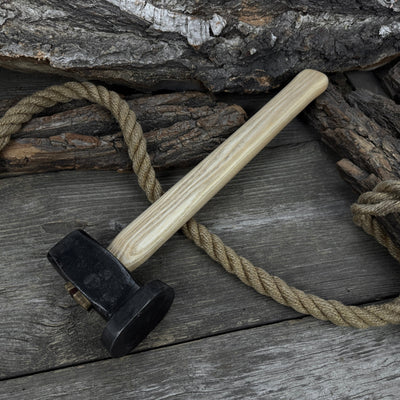 Hand - Forged Double Blacksmith's Hammer, 1.5 kg (3.3 lbs) - 6