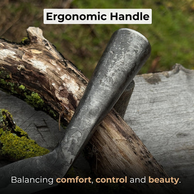 Hand - Forged Large Sickle, ⌀19 cm (7.5 inches) - 3