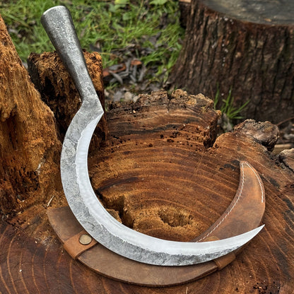 Hand - Forged Large Sickle, ⌀19 cm (7.5 inches) - 11