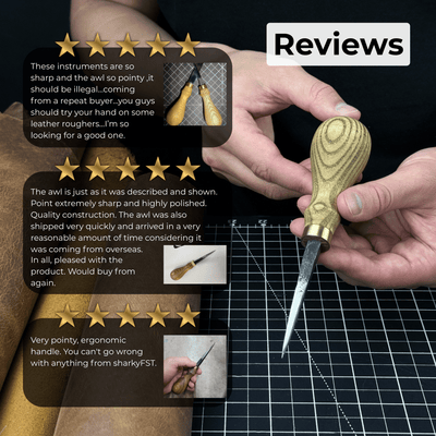 Hand - Forged Leather Awl - 9