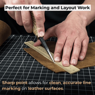 Hand - Forged Leather Awl - 3