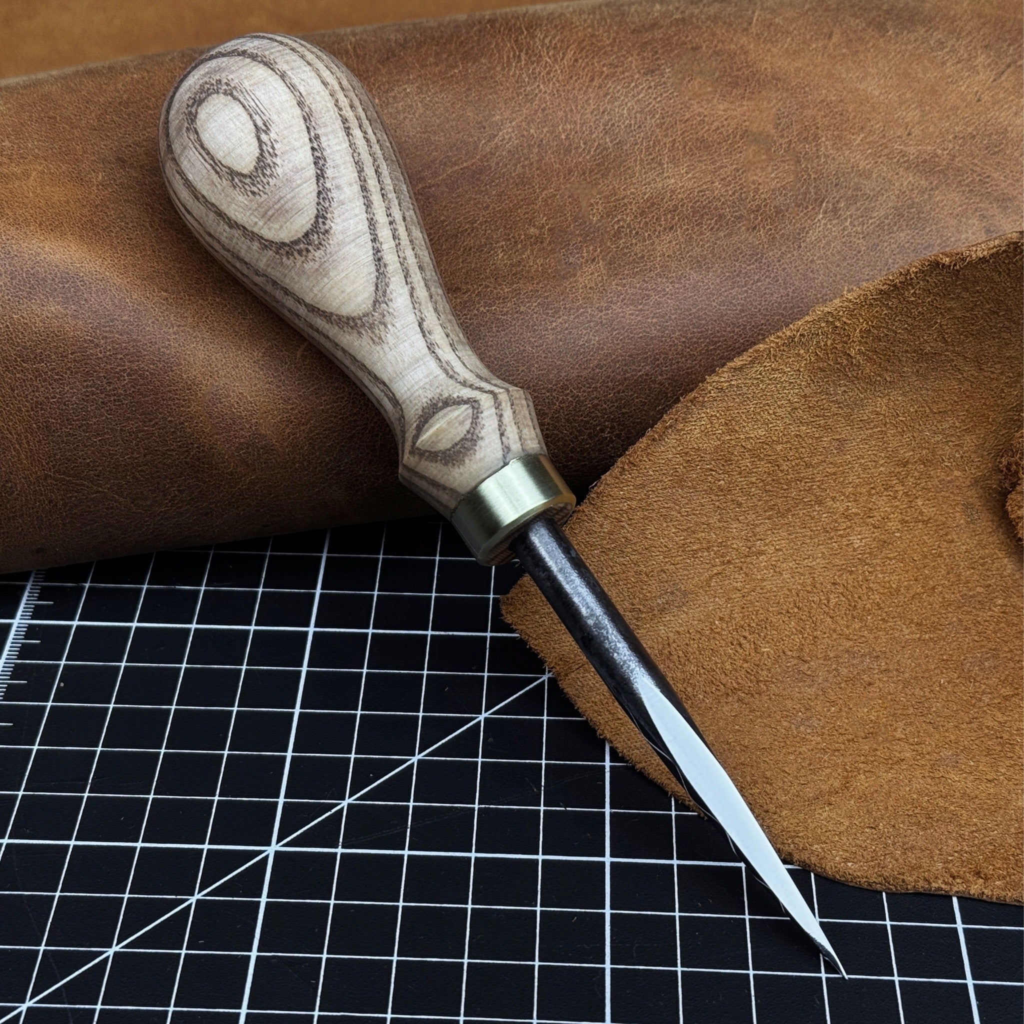 Hand - Forged Leather Awl - 1