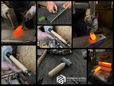 Hand - Forged Leather Hammer, 500 g (17.6 oz) - 9