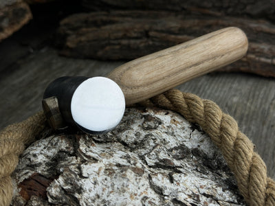 Hand - Forged Leather Hammer, 500 g (17.6 oz) - 4