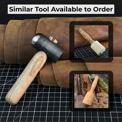 Hand-Forged Leather Hammer, 500 g (17.6 oz) - 11