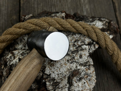 Hand - Forged Leather Hammer, 500 g (17.6 oz) - 5