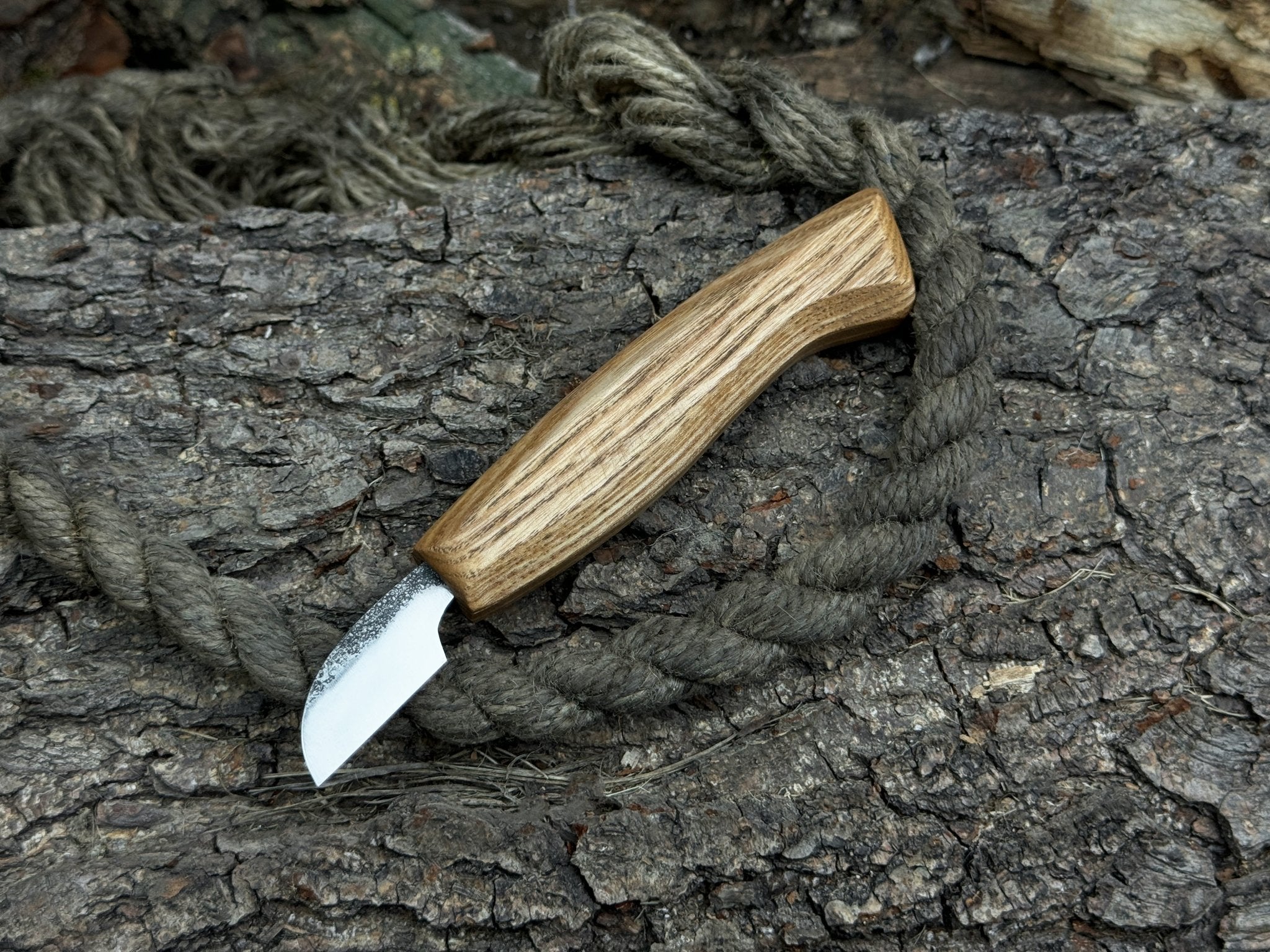 Hand - Forged Roughing Knife, Blade 3.5 cm (1.38 inches) - 5