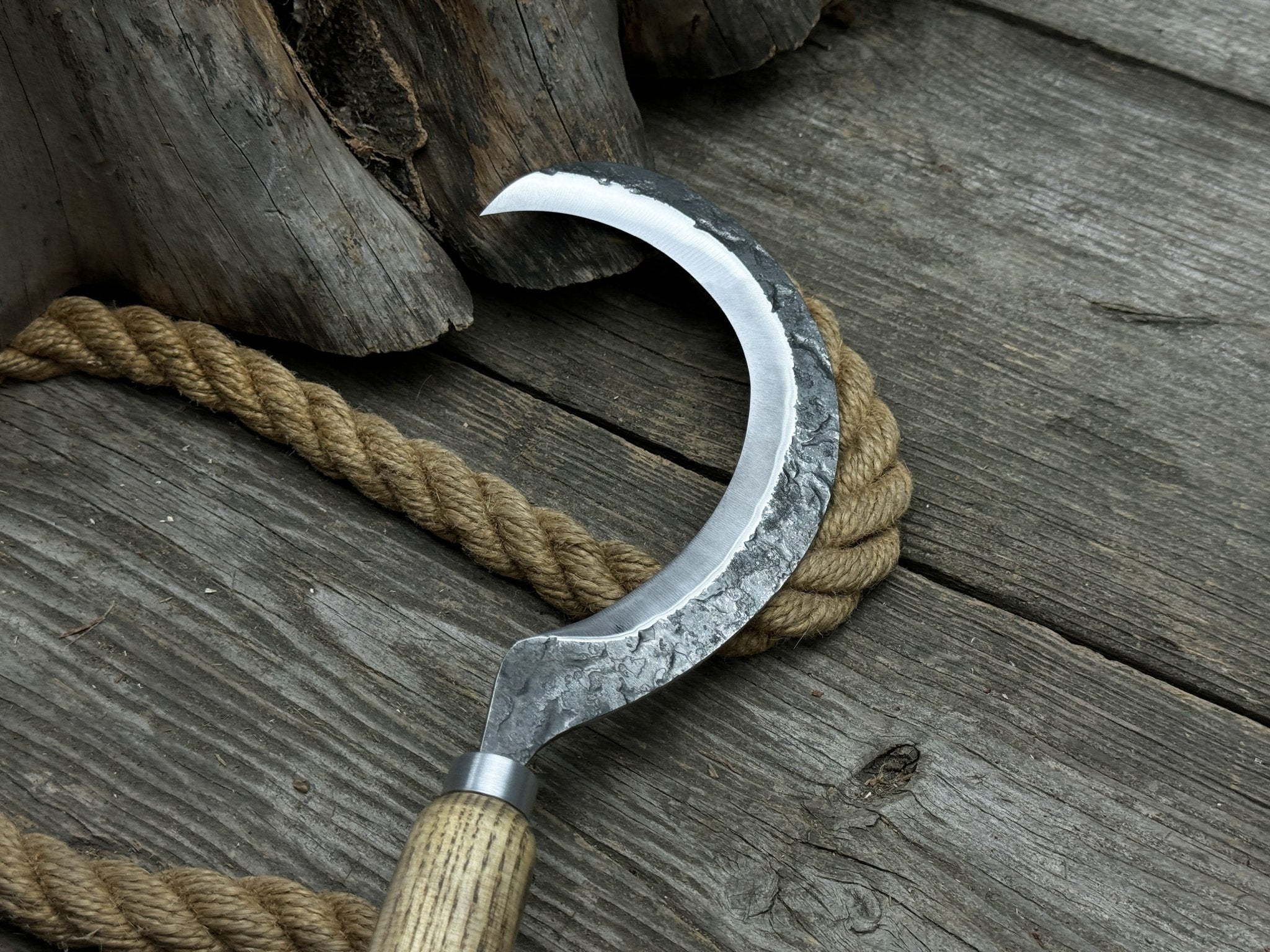 Hand - Forged Sickle, ⌀11.5 cm (4.5 inches) - 2