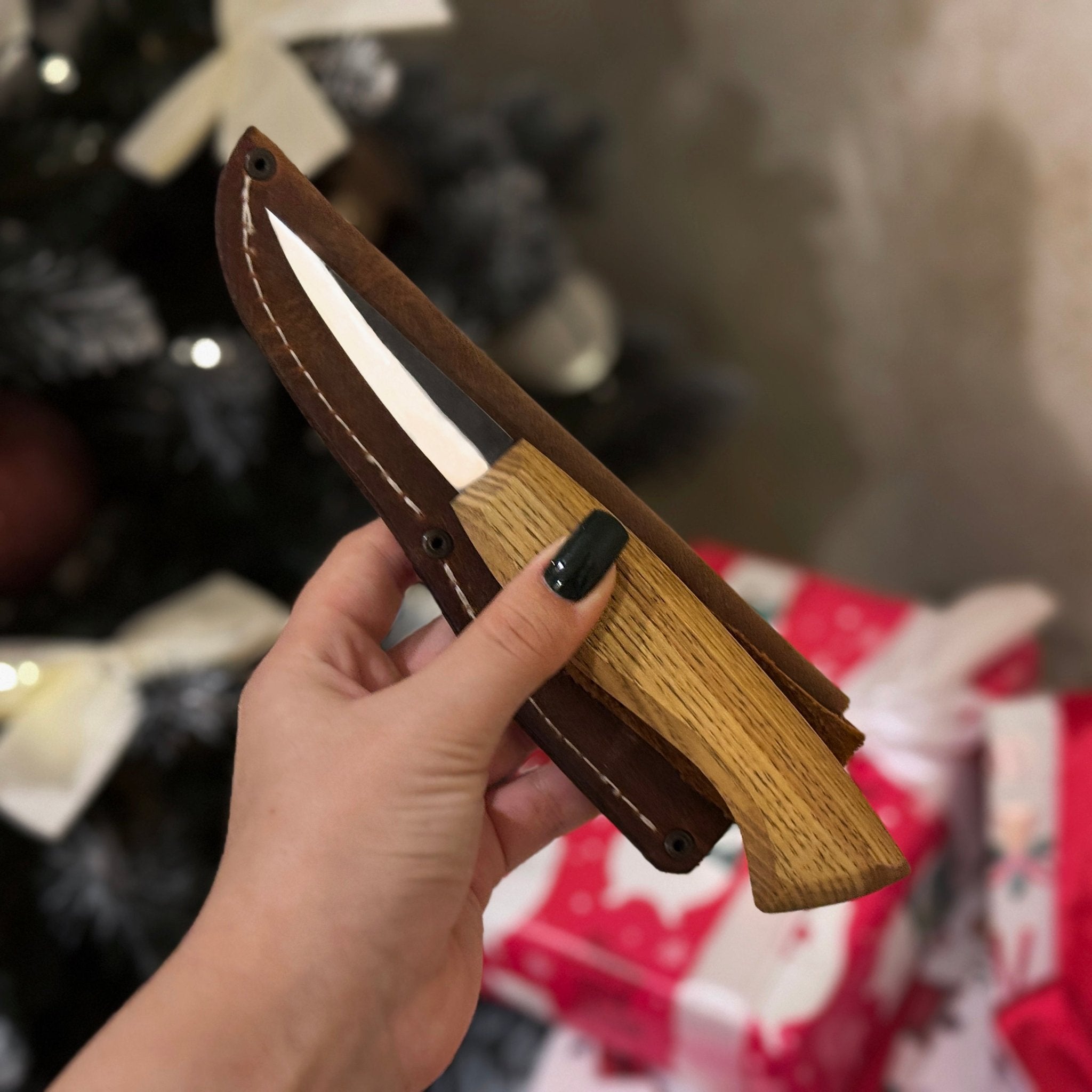 Hand - Forged Sloyd Knife, 7.5 cm (2.95 inches) - 1