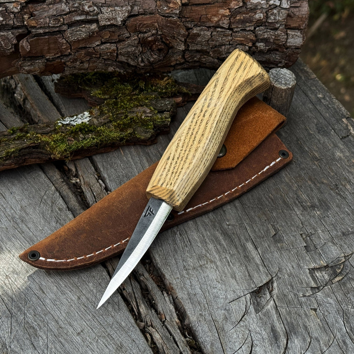 Hand-Forged Sloyd Knife, 7.5 cm (2.95 inches) - 1