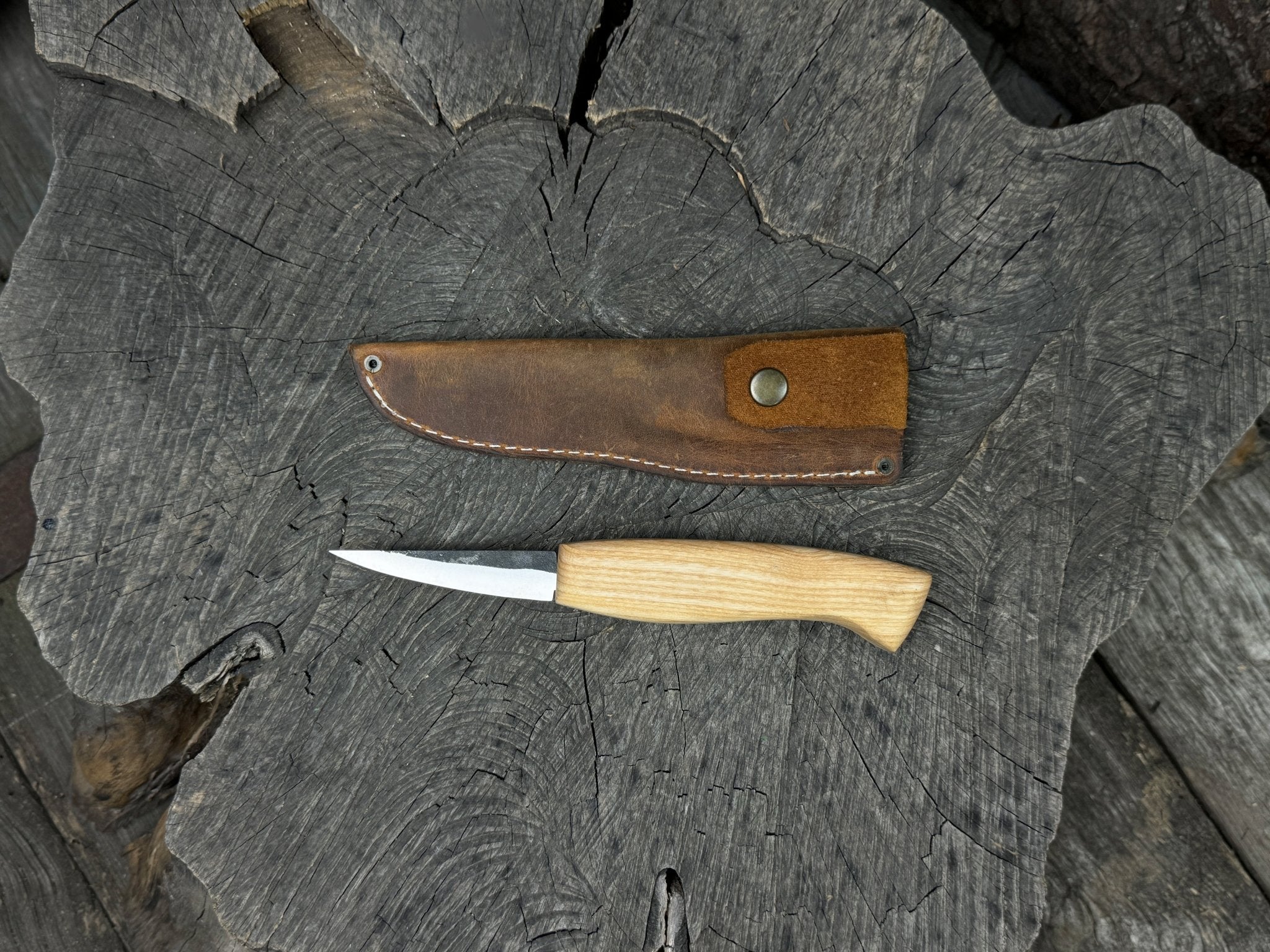 Hand - Forged Sloyd Knife, 7.5 cm (3 inches) - 5