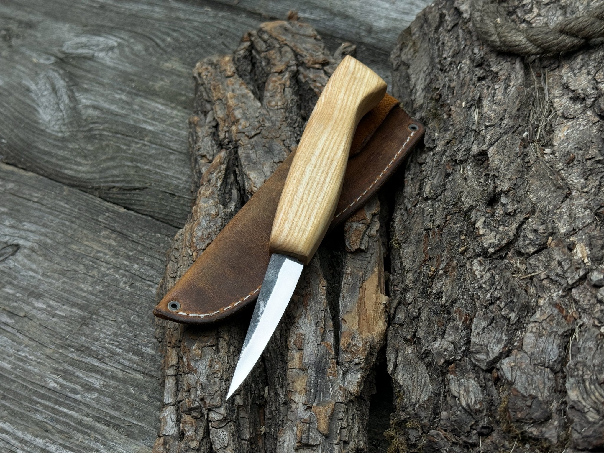 Hand - Forged Sloyd Knife, 7.5 cm (3 inches) - 1