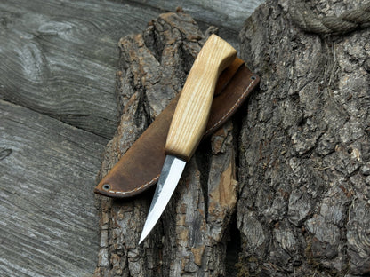 Hand - Forged Sloyd Knife, 7.5 cm (3 inches) - 1