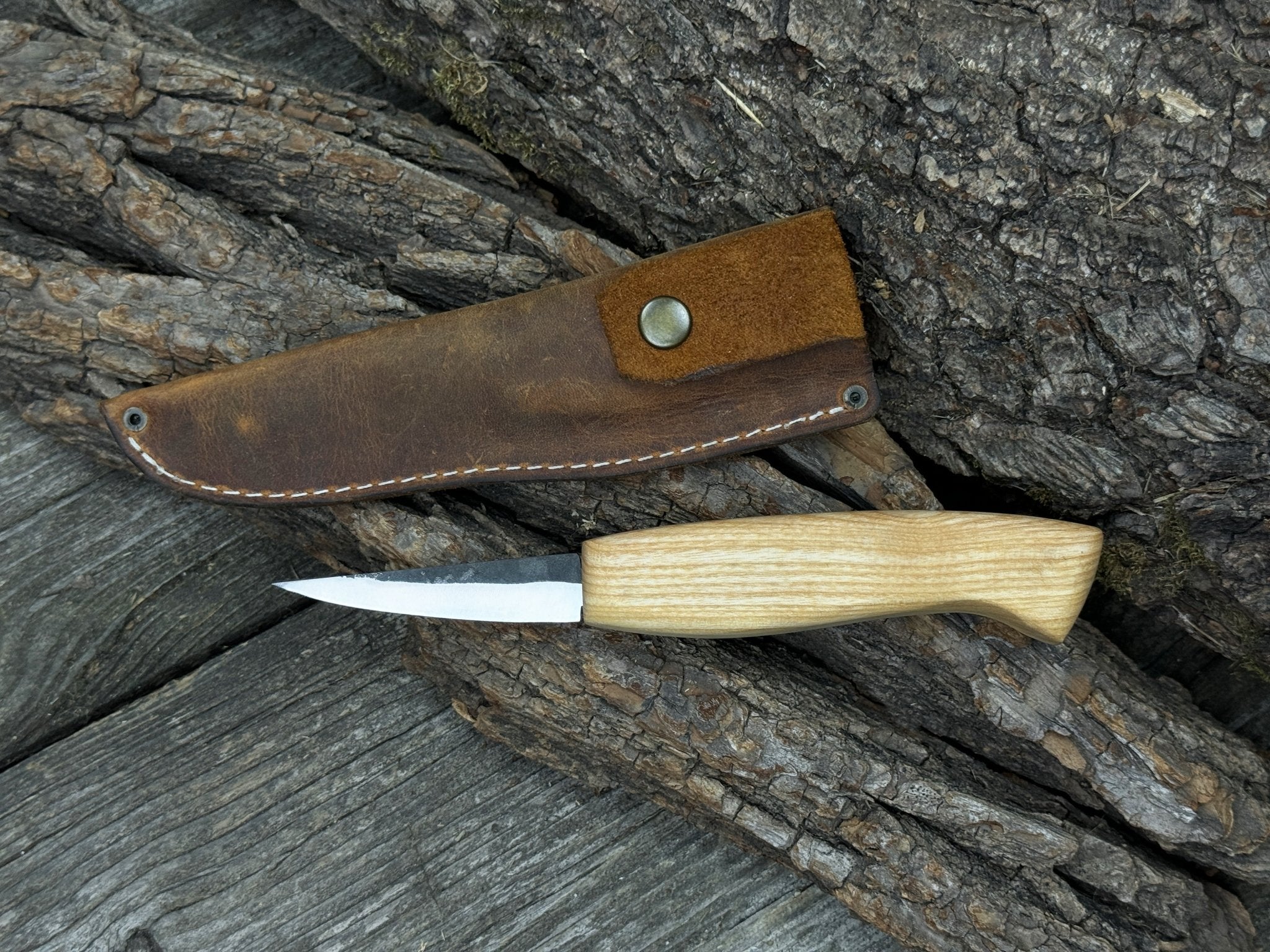 Hand - Forged Sloyd Knife, 7.5 cm (3 inches) - 2