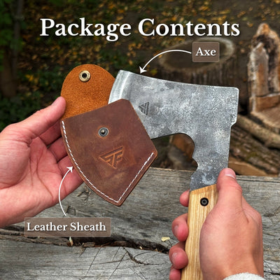 Hand-Forged Small Bushcraft Axe, 570 g / 1.25 lb - 8