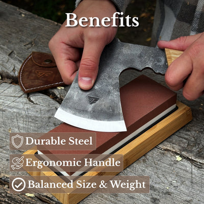 Hand-Forged Small Bushcraft Axe, 570 g / 1.25 lb - 7