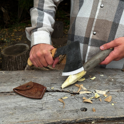 Hand-Forged Small Bushcraft Axe, 570 g / 1.25 lb - 5