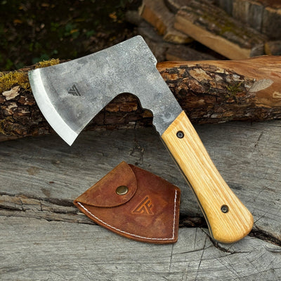 Hand-Forged Small Bushcraft Axe, 570 g / 1.25 lb - 1
