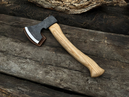 Hand - Forged Small Carving Axe, 0.6 kg (1.3 lbs) - 6