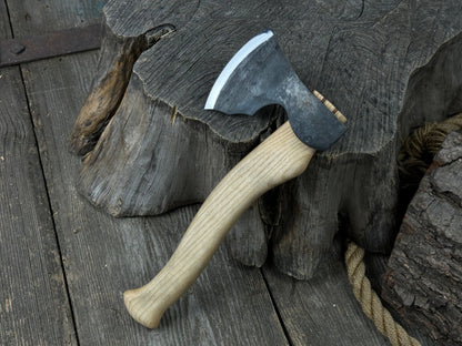 Hand - Forged Small Carving Axe, 0.66 kg (1.46 lb) - 7