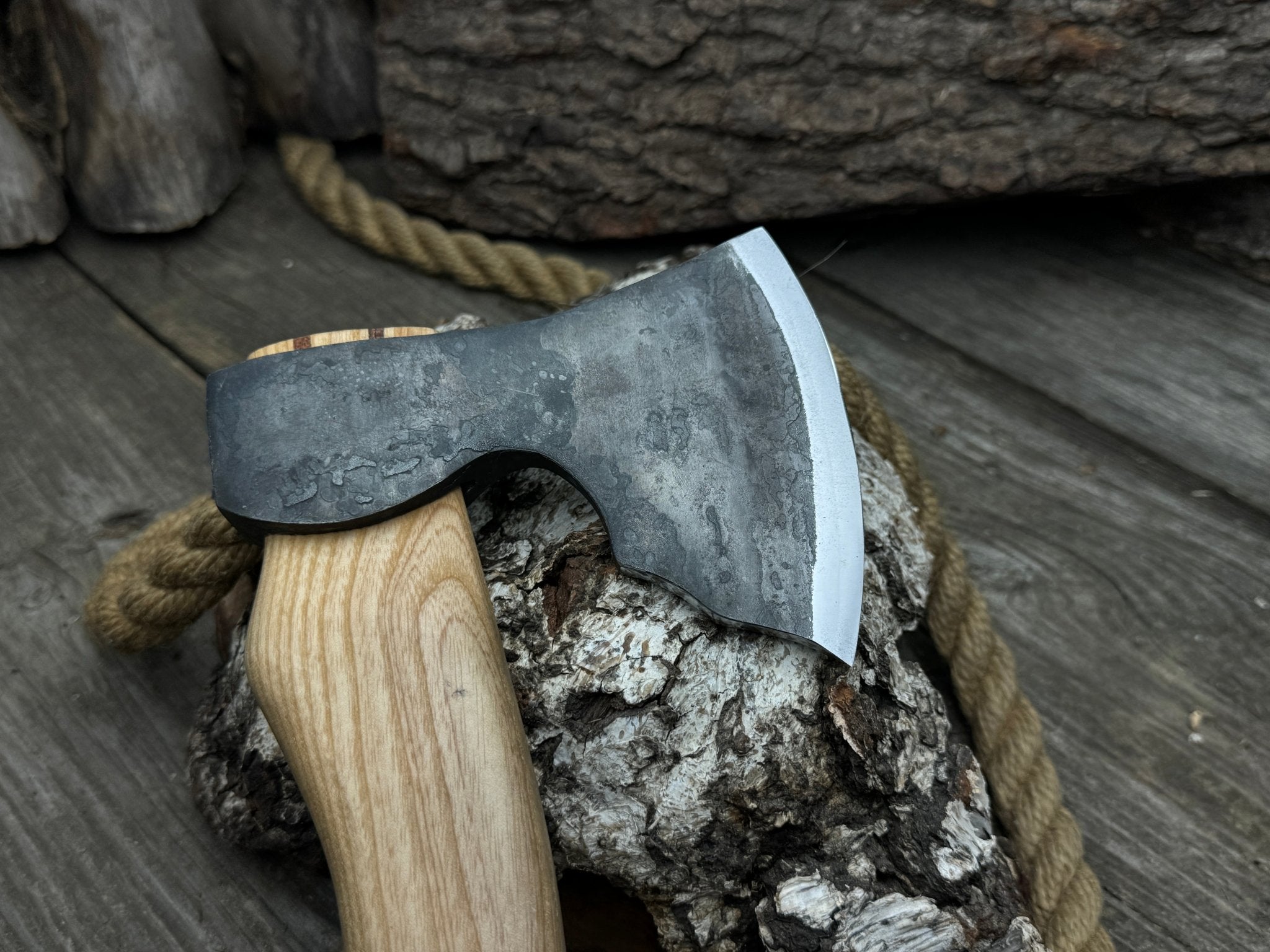 Hand - Forged Small Carving Axe, 0.66 kg (1.46 lb) - 5