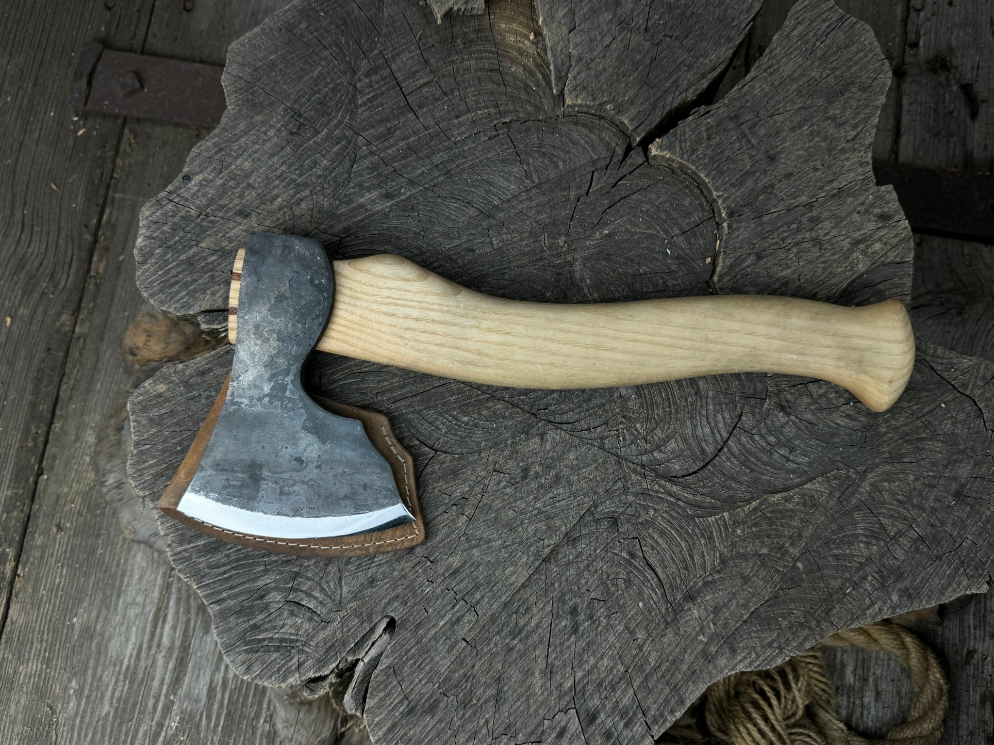 Hand - Forged Small Carving Axe, 0.66 kg (1.46 lb) - 8