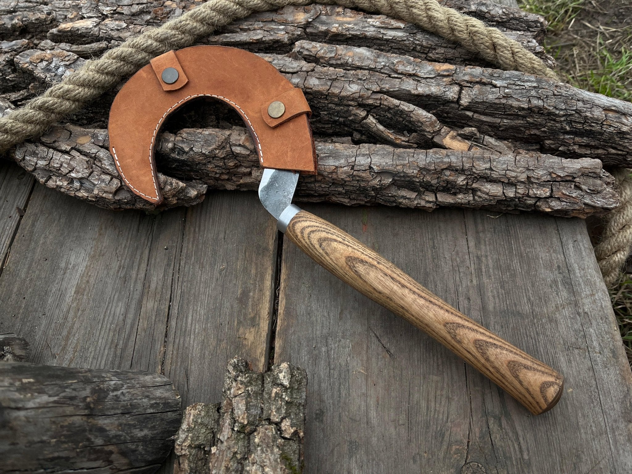 Hand - Forged Small Sickle, ⌀9 cm (3.5 inches) - 7