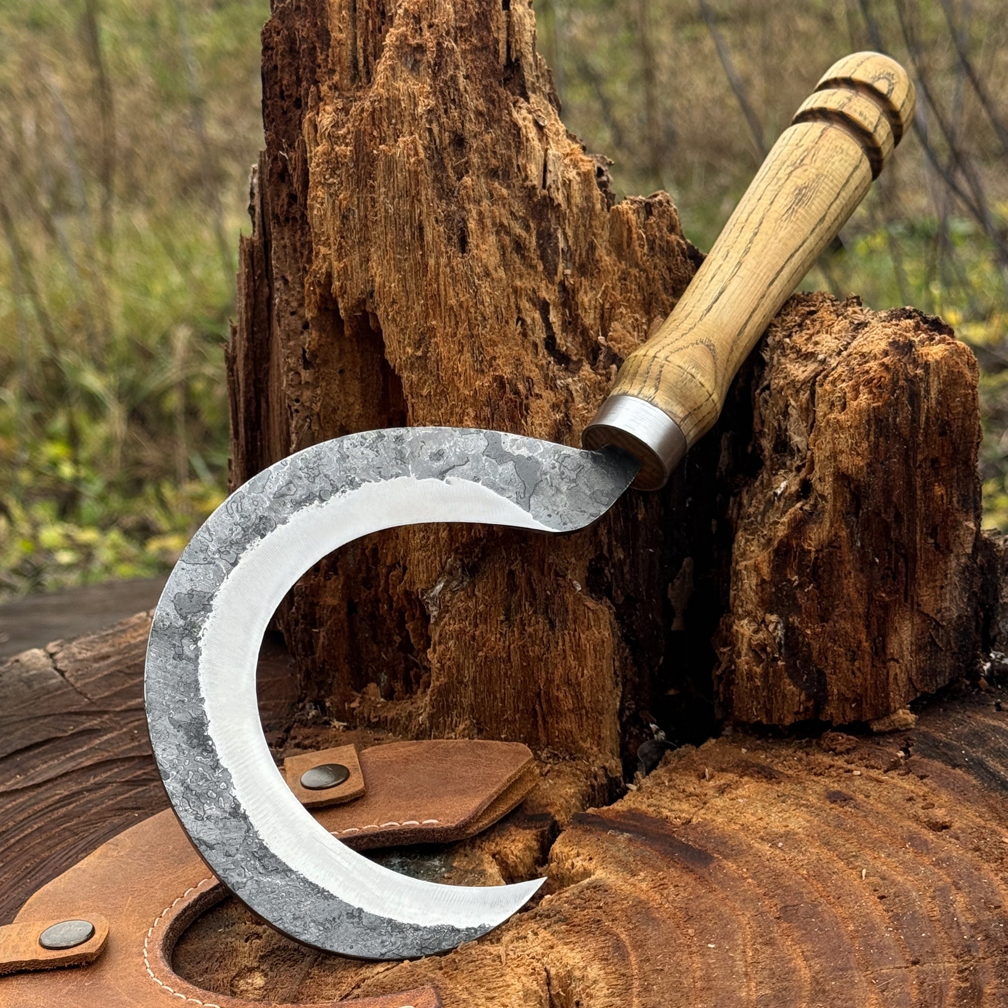 Hand - Forged Small Sickle, ⌀9 cm (3.54 inches) - 15