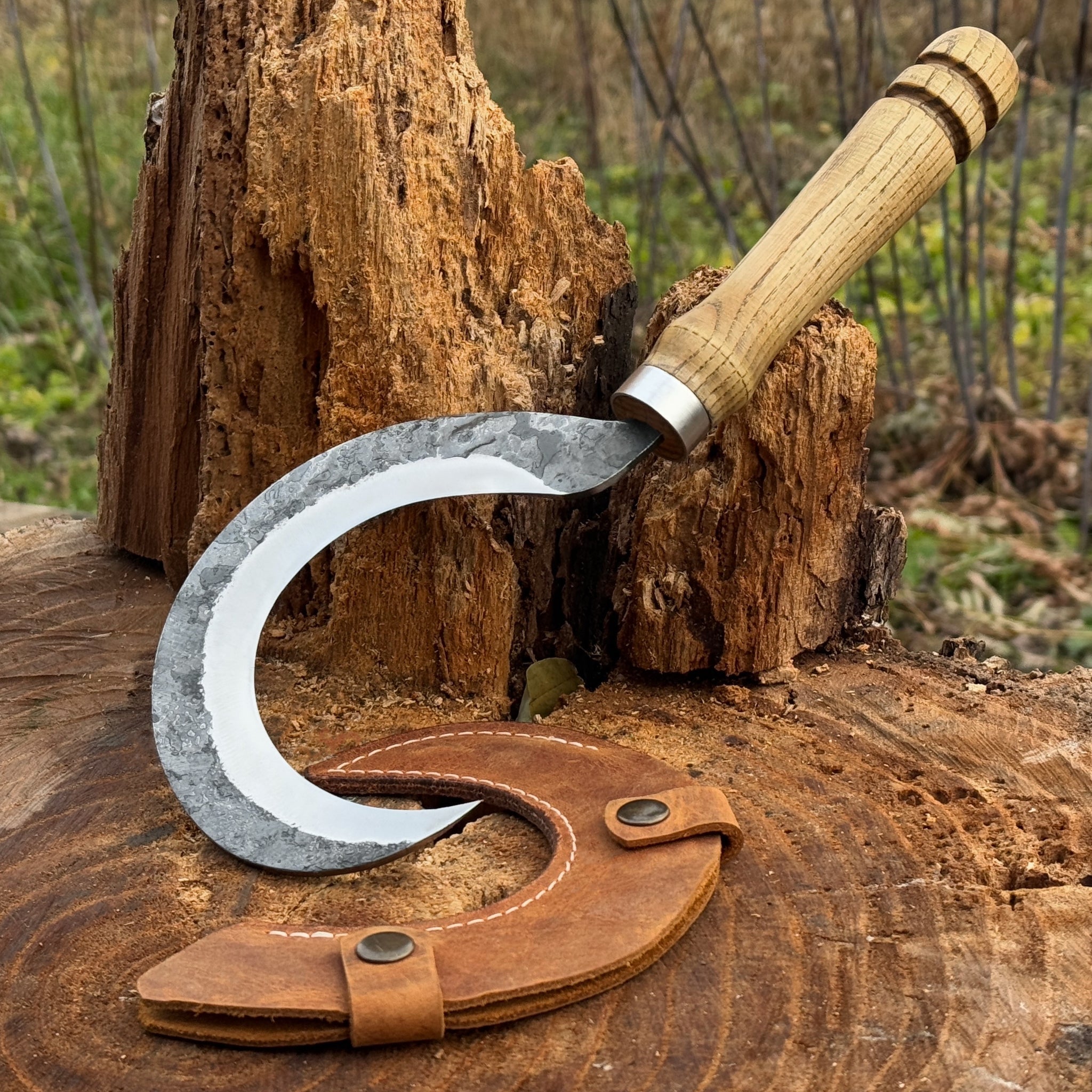 Hand - Forged Small Sickle, ⌀9 cm (3.54 inches) - 12