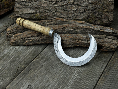 Hand - Forged Small Sickle, ⌀9 cm (3.54 inches) - 8