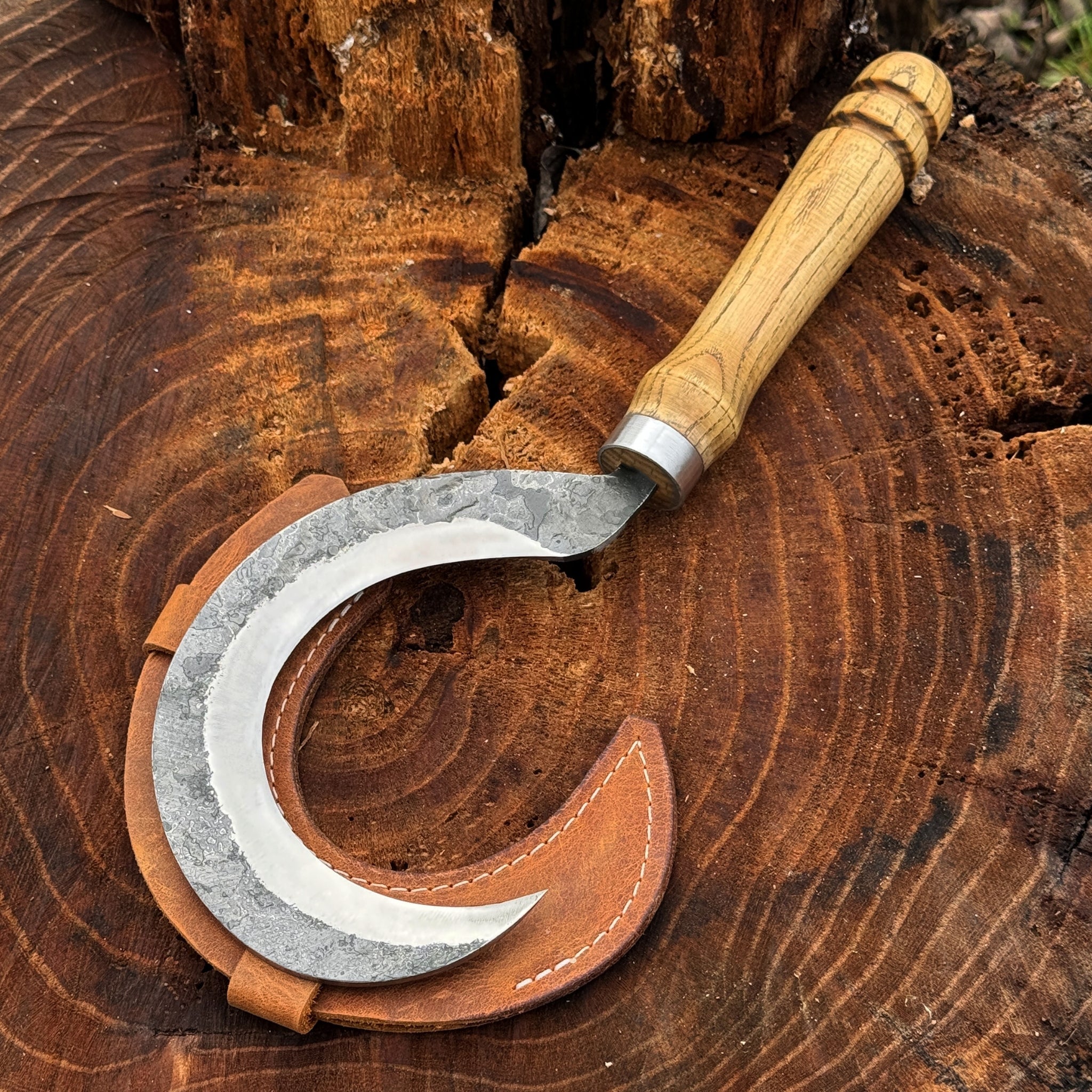 Hand - Forged Small Sickle, ⌀9 cm (3.54 inches) - 13