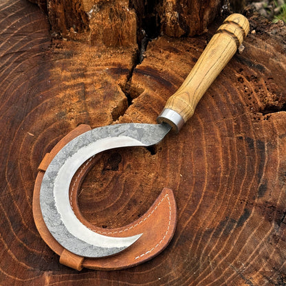 Hand - Forged Small Sickle, ⌀9 cm (3.54 inches) - 13