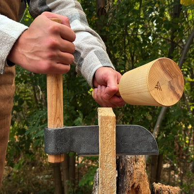 Hand-Forged Small Splitting Froe, 15.5 cm / 6.1 in - 6