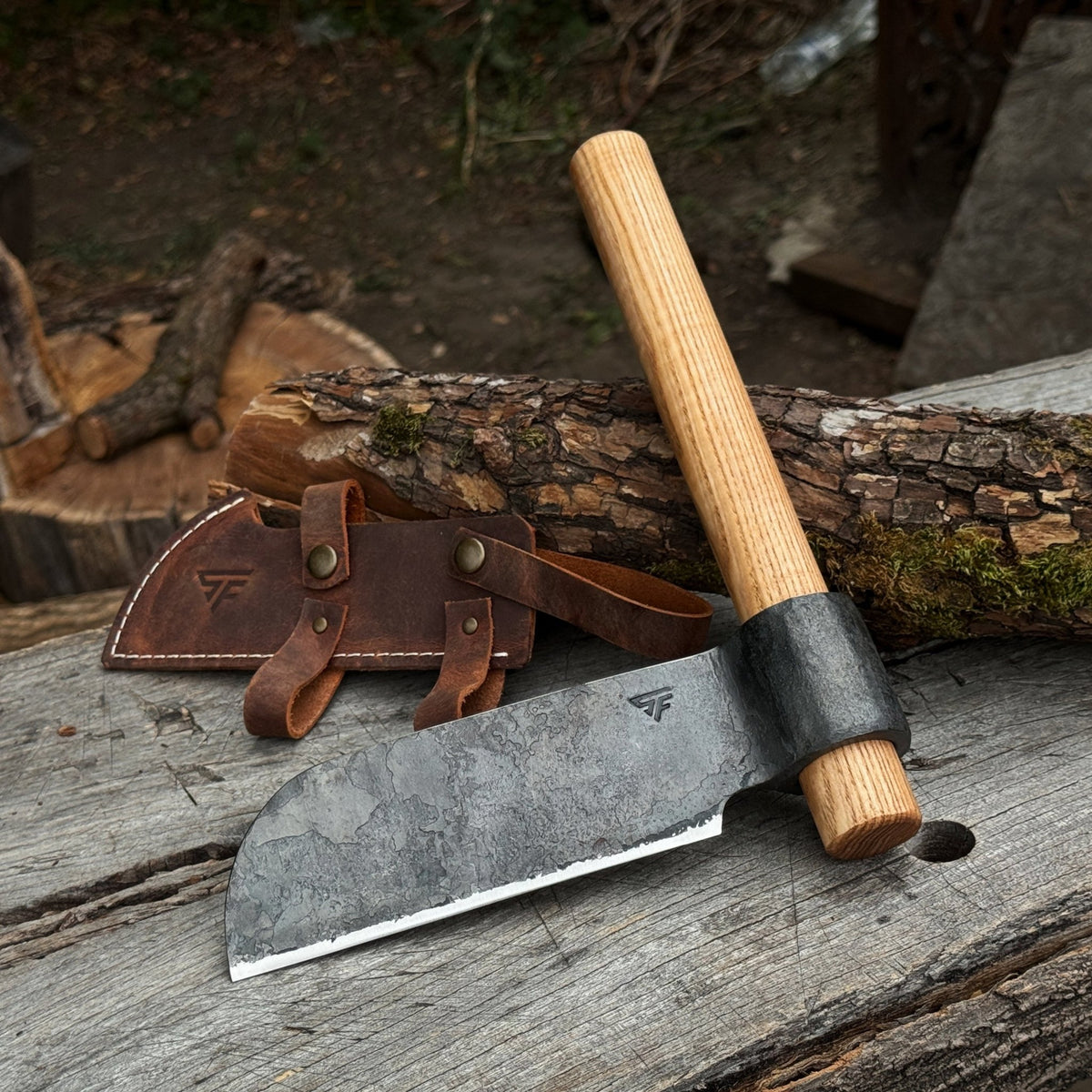 Hand-Forged Small Splitting Froe, 15.5 cm / 6.1 in - 1