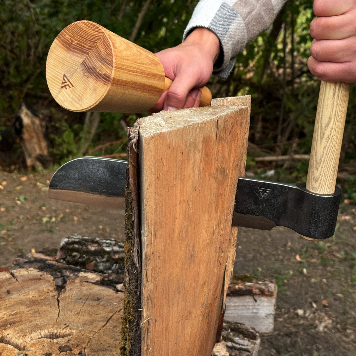 Hand-Forged Splitting Froe, 25.5 cm / 10 in - 5