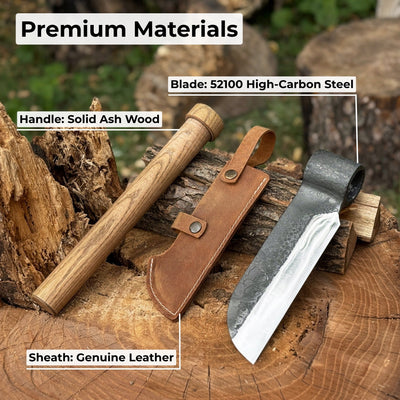 Hand - Forged Splitting Froe, Blade - 15.5 cm (6.1 inches) - 6