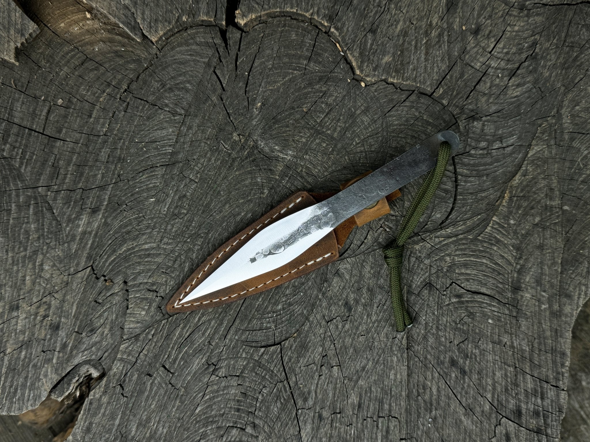 Hand - Forged Throwing Knife, 17 cm (6.69 inches) - 5