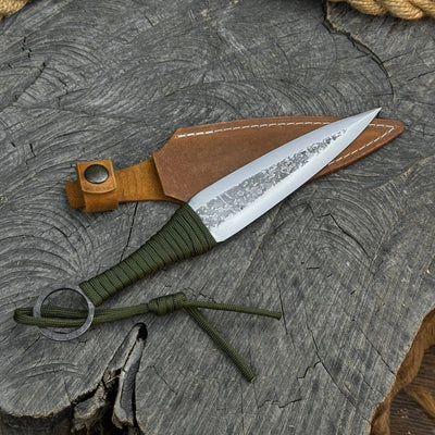 Hand - Forged Throwing Knife, 23 cm (9 inches) - 5