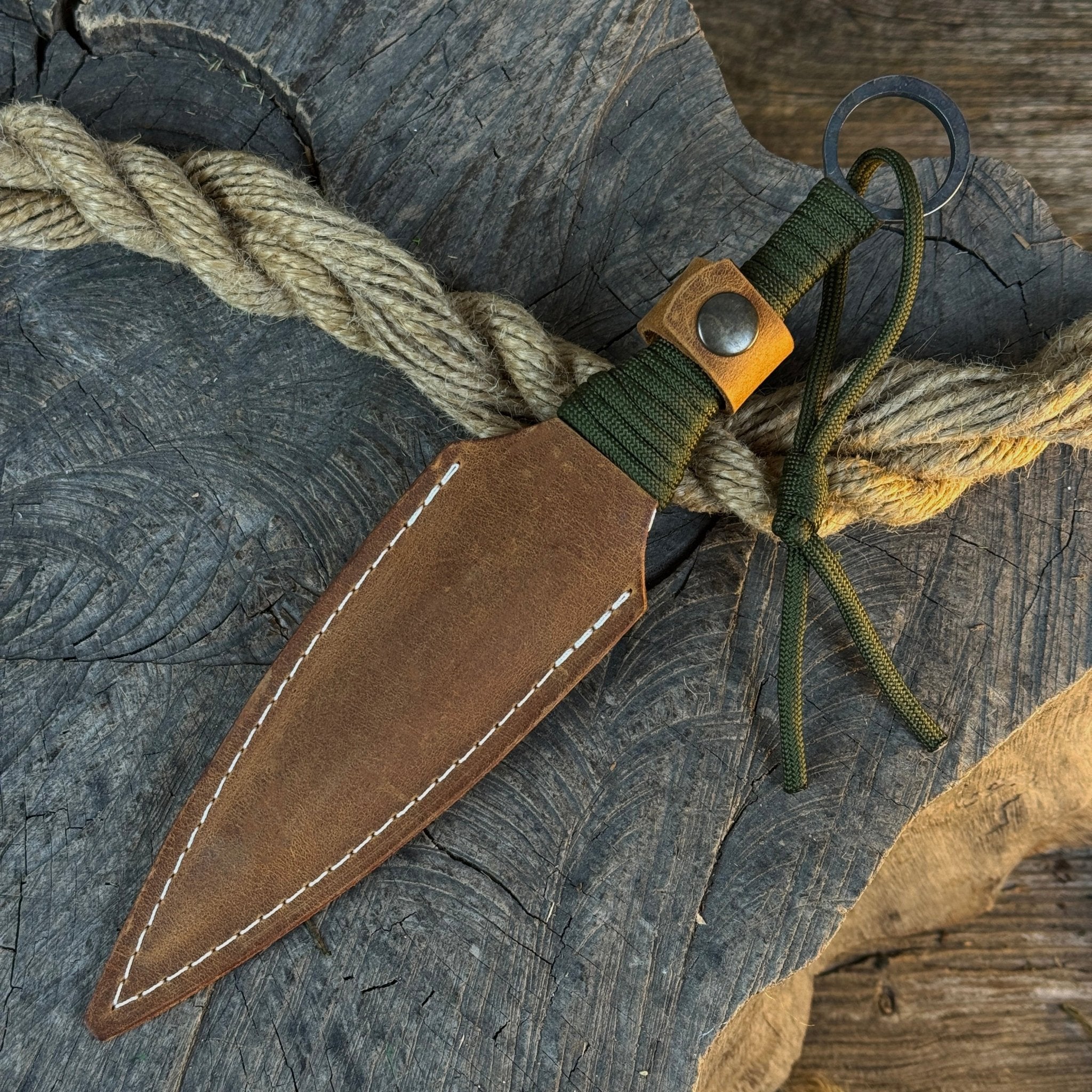 Hand - Forged Throwing Knife, 23 cm (9 inches) - 2