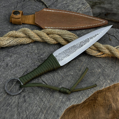 Hand - Forged Throwing Knife, 23 cm (9 inches) - 11