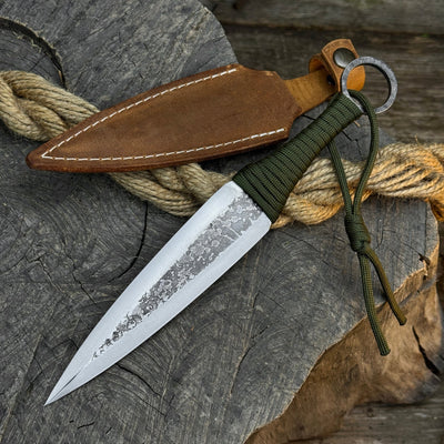 Hand - Forged Throwing Knife, 23 cm (9 inches) - 10