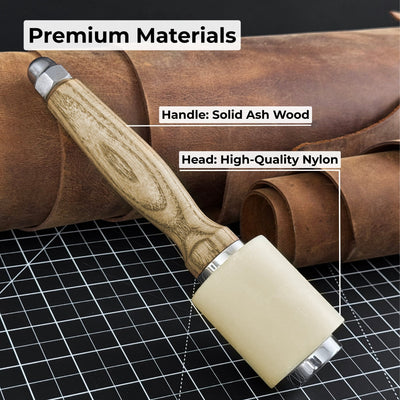 Handmade Mallet with Nylon Head, 21.5 cm (8.46 inches) - 6