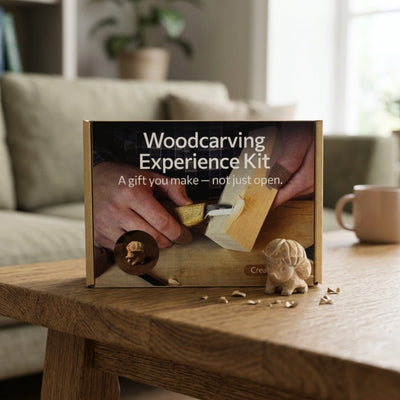 Hedgehog Carving Kit - Complete Starter Whittling Kit for Beginners, Adults, Teens, and Kids - 1