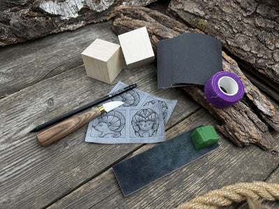 Hedgehog Carving Kit - Complete Starter Whittling Kit for Beginners, Adults, Teens, and Kids - 3